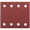 Image de lot de 10 1/4 papiers abrasifs ponceuse rectangulaire perforé 114 x 102mm grain 40, Makita
