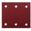 Image de feuilles abrasives 114 x 102 mm et 6 trous d'aspiration Grain : 80
