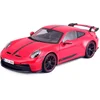 Image de 1/18 Porsche 911 Gt3 - Rouge Avec Bandes - Eme