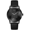 Image de Guess Montre pour homme Monarch GW0566G2 avec bracelet en cuir noir
