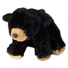 Image de ours en peluche junior 20 cm en peluche brun/noir