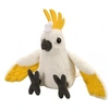 Image de peluche cacatoès junior 20 cm en peluche jaune/blanc