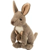 Image de peluche kangourou junior 20 cm en peluche marron