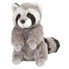 Image de raton laveur junior 20 cm gris peluche