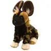 Image de peluche hyène junior 30 cm en peluche noir/marron