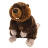 Image de castor junior 30 cm en peluche marron