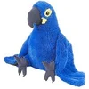 Image de peluche perroquet junior 30 cm en peluche bleu