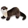 Image de peluche loutre junior 38 cm en peluche marron/beige
