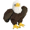Image de peluche aigle à queue blanche junior 20 cm en peluche marron/blanc
