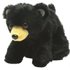 Image de ours en peluche junior 18 cm en peluche noir/brun