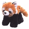 Image de peluche panda rouge 18 cm peluche orange/noir