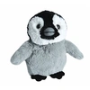 Image de pingouin empereur en peluche 18 cm en peluche noir/blanc