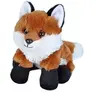 Image de peluche renard rouge junior 18 cm peluche marron/blanc