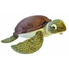 Image de tortue en peluche junior 76 cm en peluche vert/marron