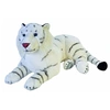 Image de peluche tigre junior 76 cm en peluche blanc/noir