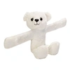 Image de ours polaire en peluche junior 20 cm blanc