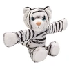 Image de peluche tigre blanc 20 cm peluche blanc/noir