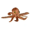 Image de peluche pieuvre junior 20 cm en peluche marron/blanc