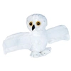 Image de peluche harfang des neiges junior 20 cm en peluche blanche