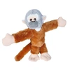 Image de singe crâne en peluche de 20 cm brun