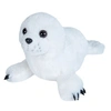 Image de peluche phoque junior 20 cm en peluche blanche