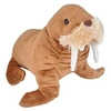 Image de peluche morse junior 20 cm en peluche marron