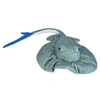 Image de raie pastenague junior 38 cm vert peluche