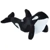 Image de peluche orca junior 38 cm en peluche noir/blanc