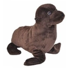 Image de peluche lion de mer junior 38 cm en peluche marron