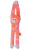 Image de singe en peluche junior 51 cm en peluche rose