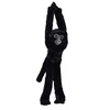 Image de peluche pendule singe junior 51 cm en peluche noir