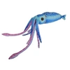 Image de calamar en peluche 38 cm bleu