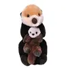 Image de Peluche Maman et Bebe Loutre de Mer