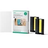Image de Pack de stickers StickerPix Print + Cut 72 feuilles Blanc brillant + 2 recharges d'encre Noir et Jaune