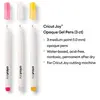 Image de Stylos à encre gel opaques Cricut Joy 1,0 mm, rose/blanc/orange (3 unites)