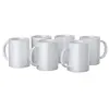 Image de 6 Mugs céramique à customiser Blanc 425 ml -