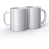 Image de 2 Mugs céramique Blanc à customiser 425 ml -