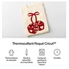 Image de Thermocollant velouté à floqué - Noir