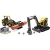 Image de Coffret 2 Engins T.p. Volvo 1/18° Avec Accessoires
