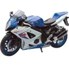 Image de Jeux de simulation moto 1/12ème route New Ray Bleu 12,2x7x20,5 cm A2501435