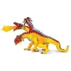 Image de Safari figure dragon de feu junior 13 x 12 cm jaune/rouge