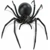 Image de Safari araignée Veuve noire junior 18 cm noir