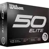 Image de Wilson Balles de golf Fifty Elite - Lot de 12, blanc