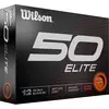 Image de Wilson Balles de golf Fifty Elite 23 - Lot de 12, orange