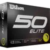 Image de Wilson Balles de golf Fifty Elite 23 - Lot de 12, jaune