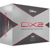 Image de Wilson Balles de golf souples DX2 - Lot de 24, blanc
