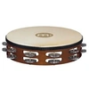 Image de Percussions orchestre MEINL TAH2AAB - 10 NATURELLE (DOUBLE RANGEE) Tambours de basques