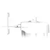 Image de Aruba Short Mount Kit - kit de montage mural/sur pied pour périphérique réseau