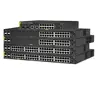 Image de E Aruba 6000 24G Class4 PoE 4SFP 370W Switch - Commutateur - Géré - 24 x 10/100/1000 (PoE+) + 4 x Gigabit SFP - flux d'air côte à côte - Montable sur