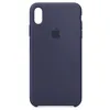 Image de Apple Coque en silicone (pour iPhone XS Max) - Bleu nuit en occasion ou reconditionné